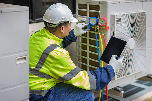 Professional Heat Pump Repair technician working in King George, VA